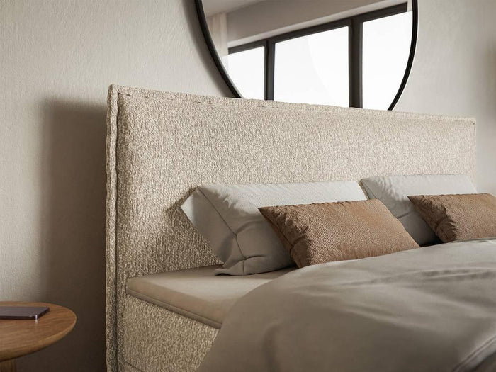 NADUVI Collection Boxspring Esmay chenille met opbergruimte en topper