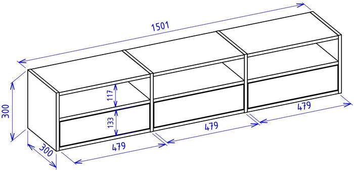 NADUVI Collection TV-meubel Fermo