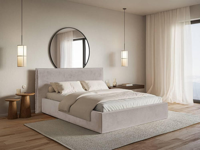 NADUVI Collection Bedframe Esmay velvet met opbergruimte 160 x 200 cm