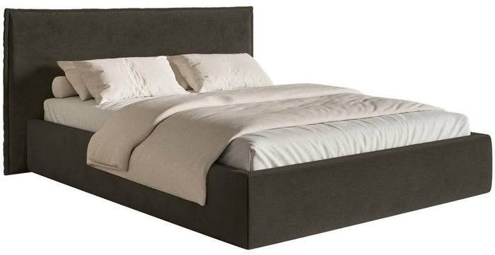 NADUVI Collection Bedframe Esmay velvet 140 x 200 cm