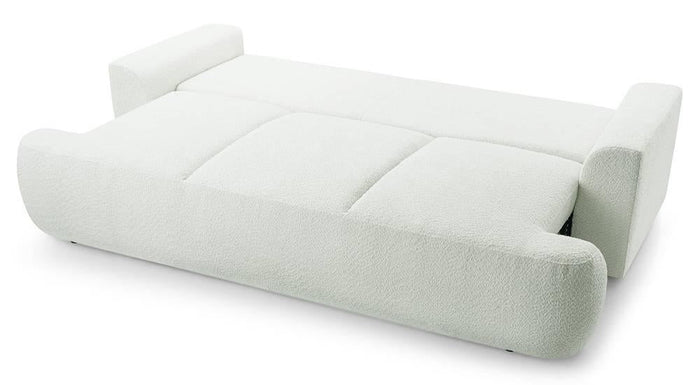 NADUVI Collection 3-zitsslaapbank Bontero bouclé met opbergruimte