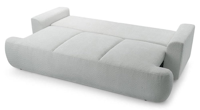 NADUVI Collection 3-zitsslaapbank Bontero bouclé met opbergruimte