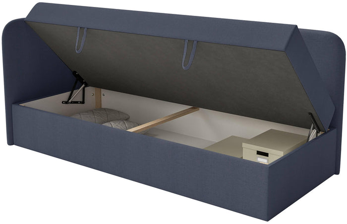 NADUVI Collection Jeugdbed Cambrils chenille links 90 x 200 cm met