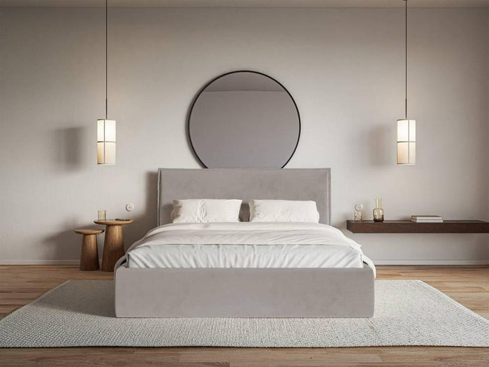 NADUVI Collection Bedframe Esmay velvet 200 x 200 cm