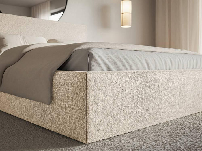NADUVI Collection Bedframe Esmay chenille met opbergruimte 160 x 200