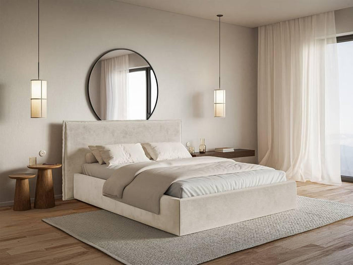 NADUVI Collection Bedframe Esmay velvet met opbergruimte 160 x 200 cm