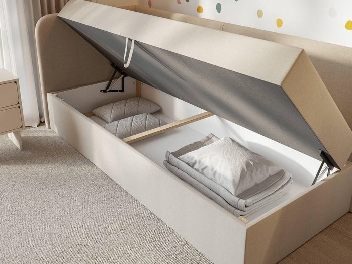 NADUVI Collection Jeugdbed Cambrils chenille links 90 x 200 cm met