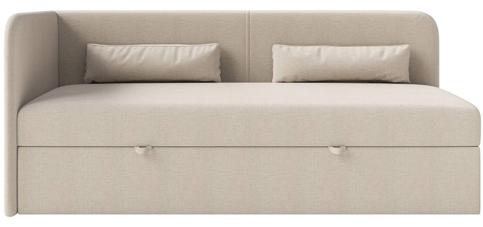 NADUVI Collection Jeugdbed Cambrils chenille links 90 x 200 cm met