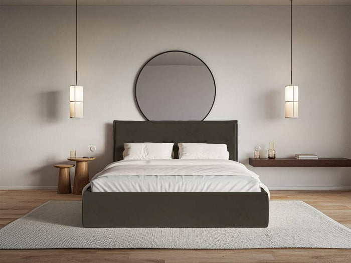 NADUVI Collection Bedframe Esmay velvet met opbergruimte 160 x 200 cm