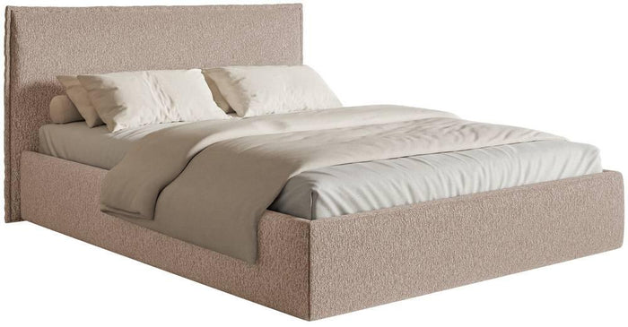 NADUVI Collection Bedframe Esmay chenille 200 x 200 cm