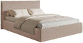 NADUVI Collection Bedframe Esmay chenille 140 x 200 cm