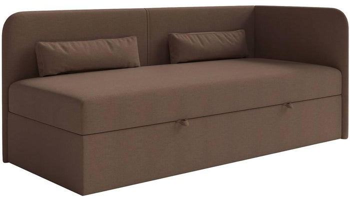 NADUVI Collection Jeugdbed Cambrils chenille rechts 90 x 200 cm met