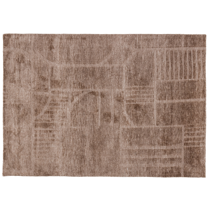 WOOOD Lovi Vloerkleed - Wol - Taupe 170x240 cm