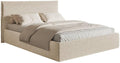 NADUVI Collection Bedframe Esmay chenille 180 x 200 cm