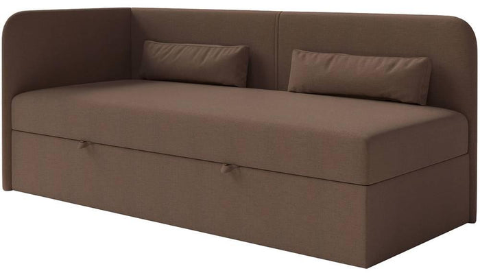 NADUVI Collection Jeugdbed Cambrils chenille links 90 x 200 cm met