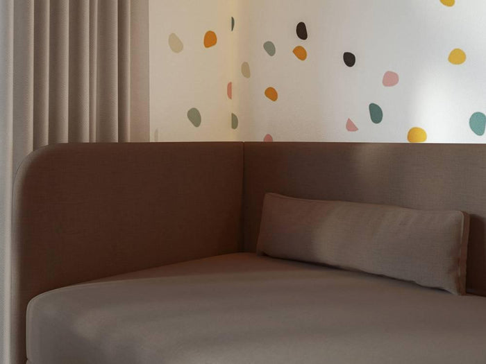 NADUVI Collection Jeugdbed Cambrils chenille links 90 x 200 cm met