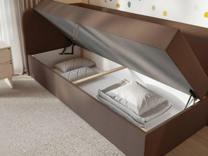 NADUVI Collection Jeugdbed Cambrils chenille links 90 x 200 cm met