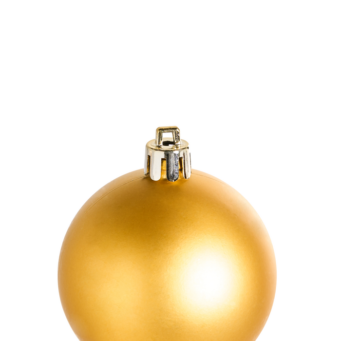 Beliani-KOLIMA-Set van 48 kerstballen-Goud-Synthetisch materiaal