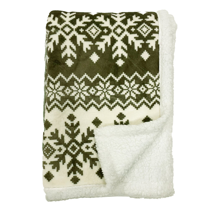 Plaid SVEN - 140x180 cm Martini Olive