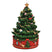 SVJ Kerstversiering Muziekdoos kerstboom - 12x12x18 cm - Polyester - Multi