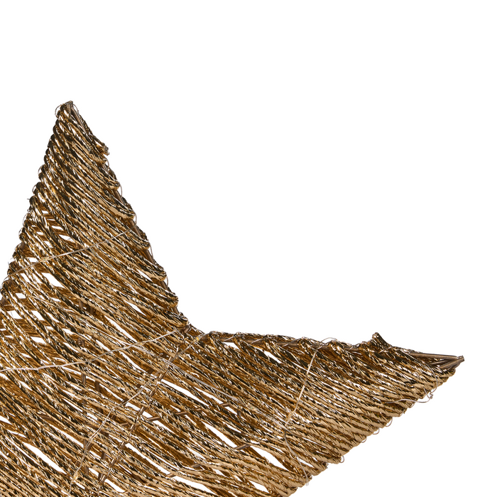 Beliani - HAMPEN - LED-decoratie set van 2 - Goud - Metaal