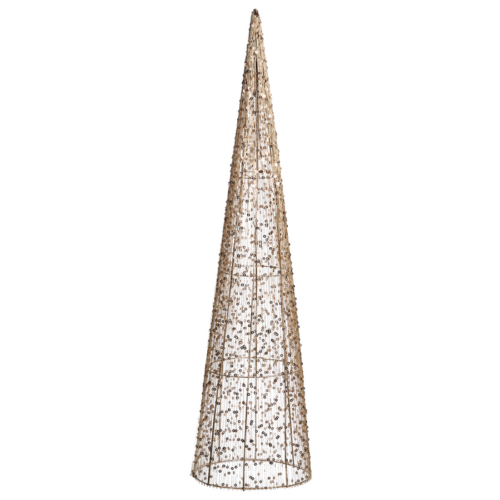 Beliani - VEJLESO - LED-decoratie set van 3 - Goud - Metaal