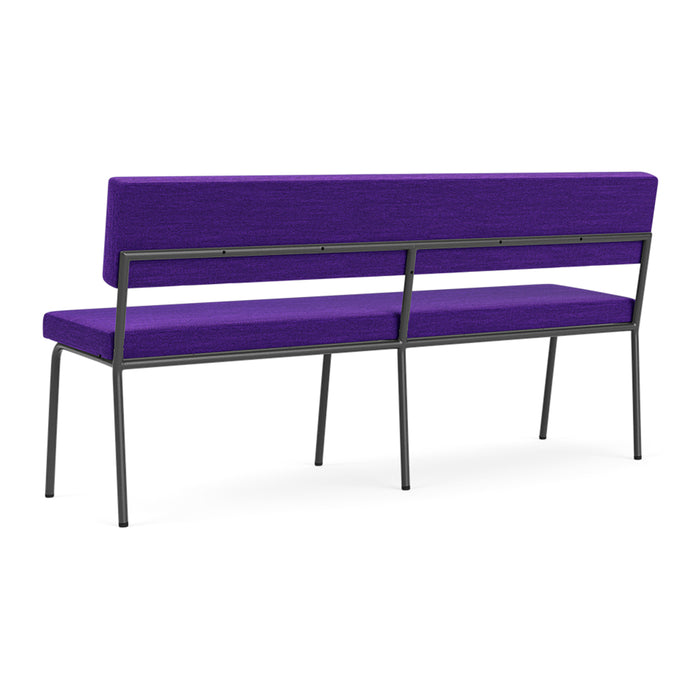 FÉST Monday 2-zits Eetkamerbank - Steelcut Quartet - Purple / Black