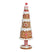 SVJ Kerstversiering Kerstboom - 8x8x25 cm - Polyester - Multi