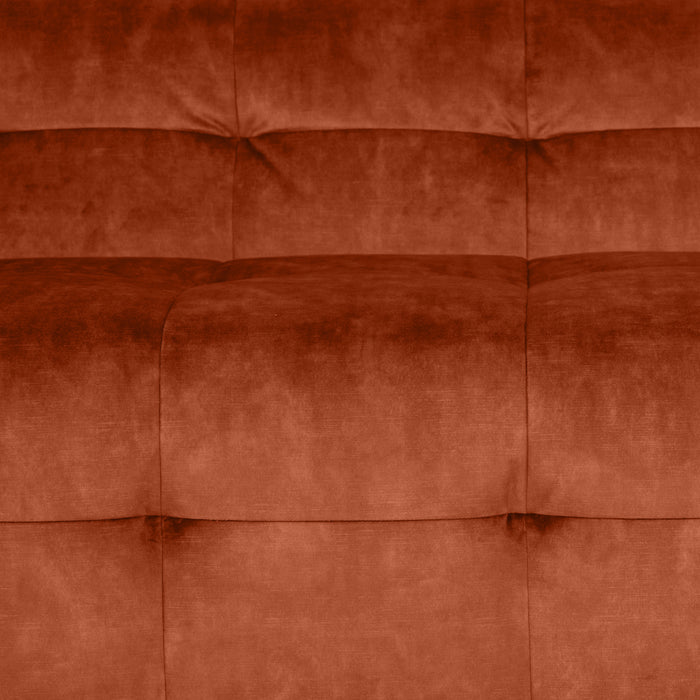 by fonQ Wies 4,5-zits Hoekbank Rechts - Fluweel - Terra