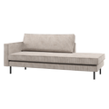 WOOOD Rodeo Daybed Links - Ribstof - Ecru - 85x203x86