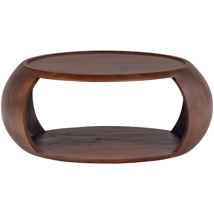 WOOOD Cole Salontafel - Mango Hout - Bruin - 36x72x72