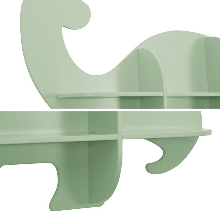 sweeek - Dinosaurus wandplank met 5 ruimtes