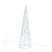 Anna's Collection kerstverlichting piramide - H40 - zilver