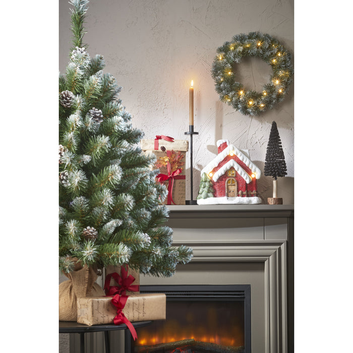 Triumph Tree Empress Kunstkerstboom in Jute - H90 cm - Frosted Green