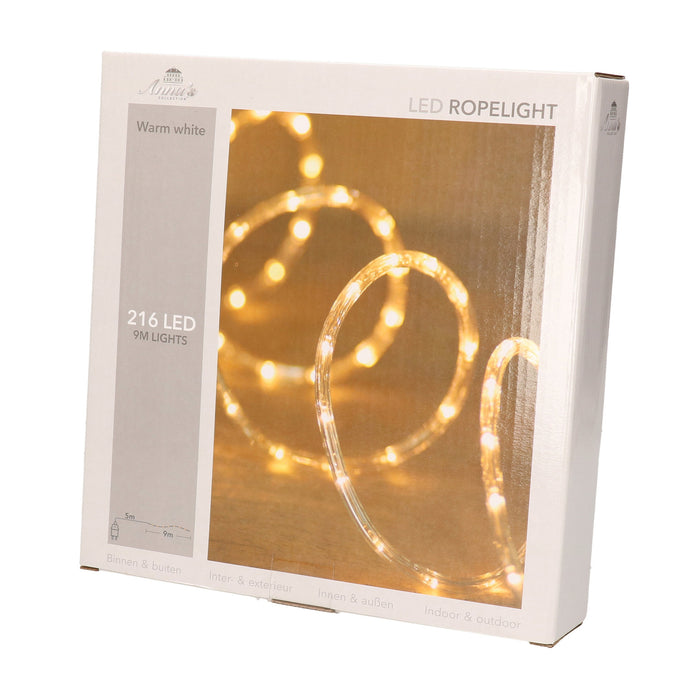 Anna's Collection Kerstverlichting - 216 lampjes - warm wit -9 m