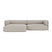 FÉST Bolster Hoekbank met Chaise Longue - Sydney / Beige