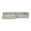 FÉST Bolster Hoekbank met Chaise Longue - Sydney / Beige
