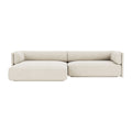 FÉST Bolster Hoekbank met Chaise Longue - Soil / Natural