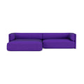 FÉST Bolster Hoekbank met Chaise Longue - Steelcut Quartet / Purple