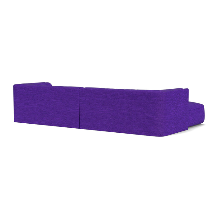 FÉST Bolster Hoekbank met Chaise Longue - Steelcut Quartet / Purple