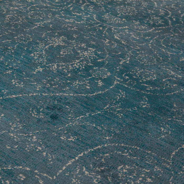 Dutchbone Rugged Vloerkleed 200 x 300 cm - Blauw