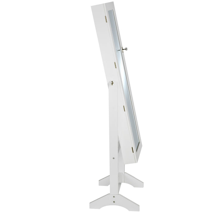 tectake® Sieradenkast met spiegel, rechtopstaand