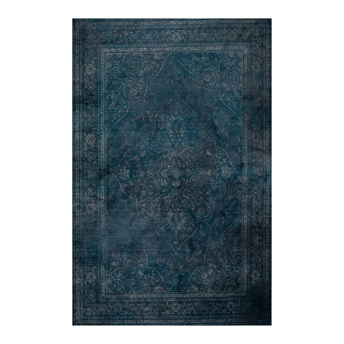 Dutchbone Rugged Vloerkleed 200 x 300 cm - Blauw