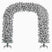 Black Box Kunstkerstboom Arch - 240x41x41 cm - PVC - Besneeuwd