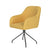Puur Joanne draaistoel metaal spider - okergeel