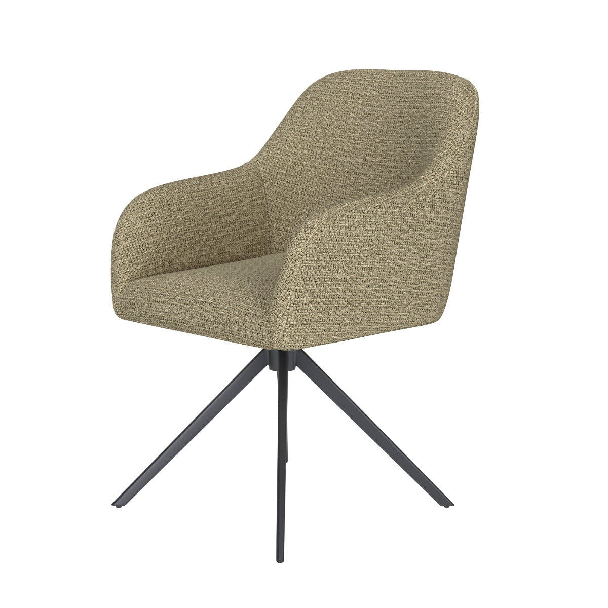 Puur Joanne draaistoel metaal - groen