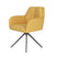 Puur Dannie draaistoel metaal - okergeel