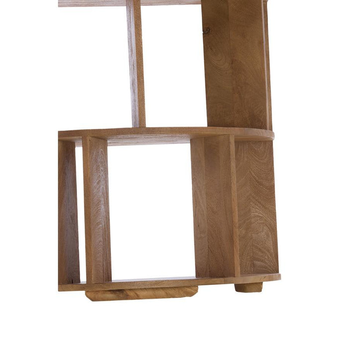 Light&living Wandkast open 76x37x212 cm LIMPYA licht bruin