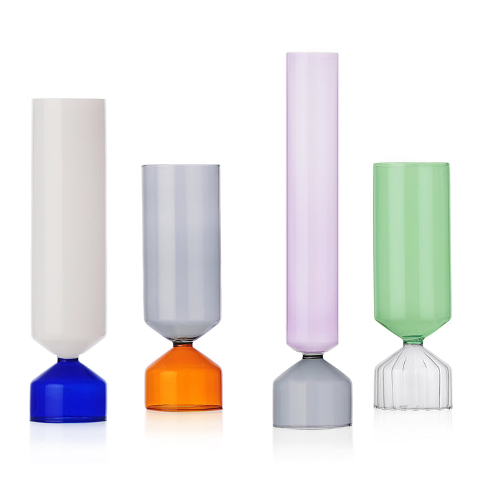 Ichendorf Milano Bouquet Colore Vasi Vaas H 28 cm - Transparant / Groen