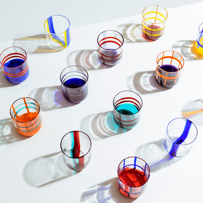 Ichendorf Milano Gesti Waterglas - Geel / Bordeaux